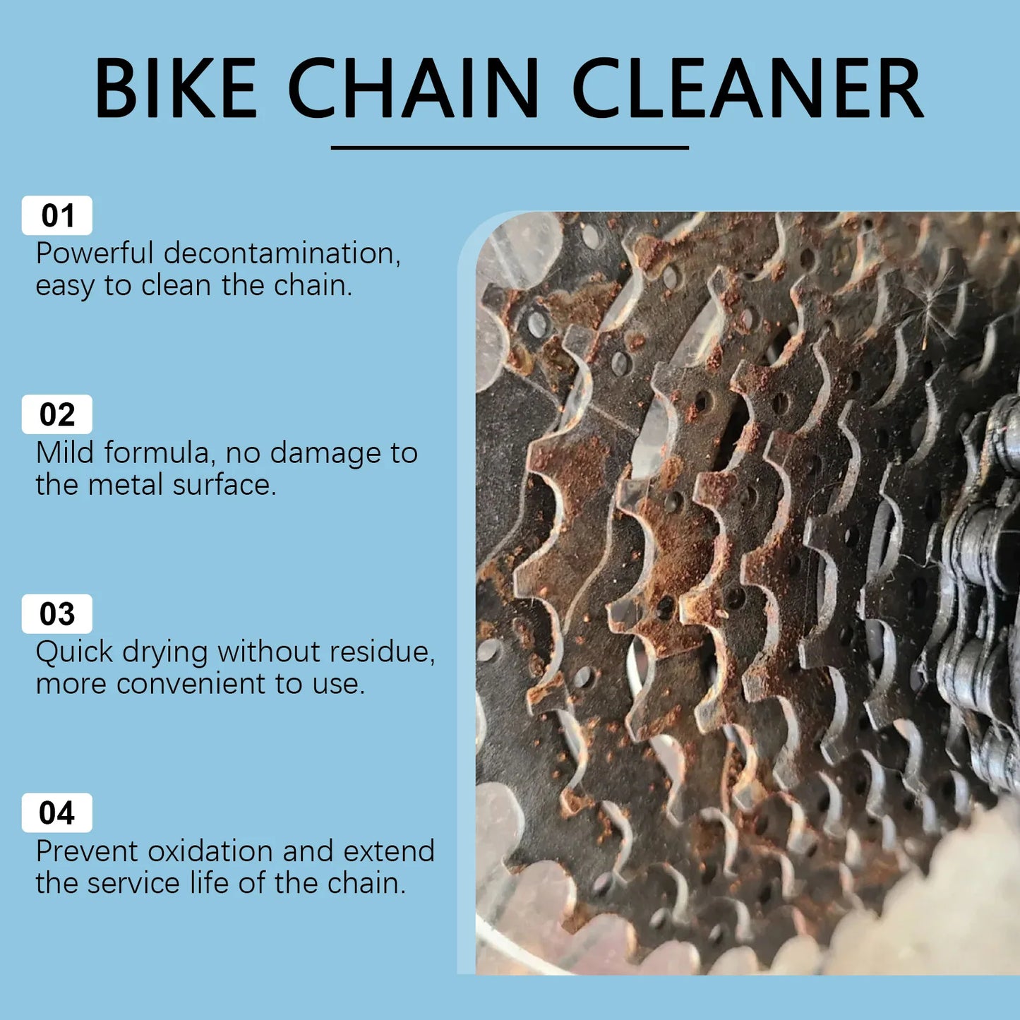 RayHong 120ml Anti-Rust Spray – Bike Chain & Car Rust Remover