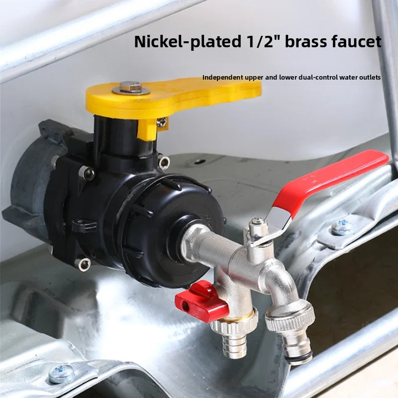 IBC Tank Tap Adapter S60x6 to 16mm Quick Connect Valve Fitting