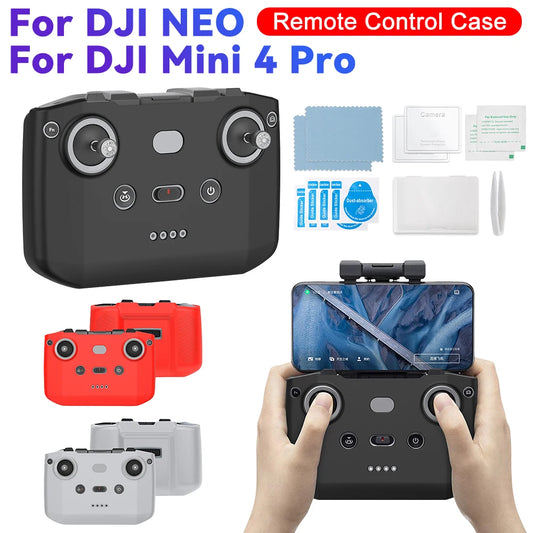 Silicone Case Anti-Scratch Protective Case Protective Cover Controller Protector for For dji NEO / Mini 4 Pro Remote Controller Peaceful Pleasures Health and Wellness