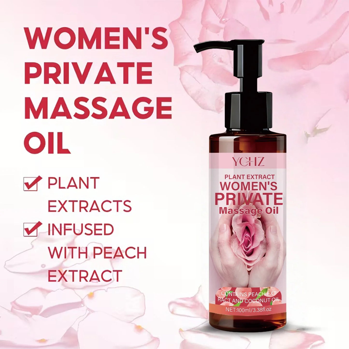 Women's Coconut Massage Oil – Moisturizing & Mood-Enhancing