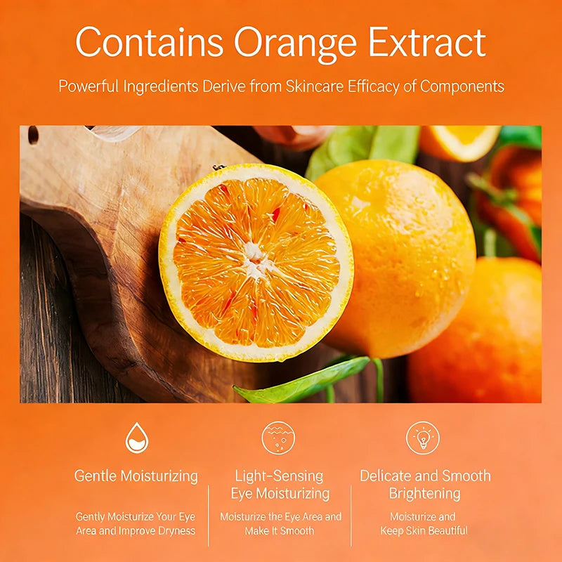 60pc Orange Under Eye Patches – Dark Circles & Anti-Aging