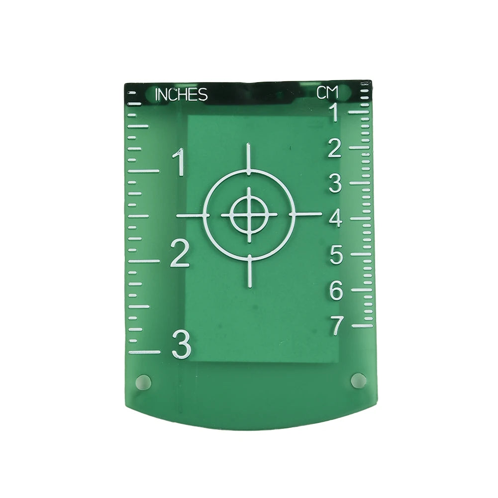 1 X Plastic Lase Target Card Plate Magnetic Base Construction Tools