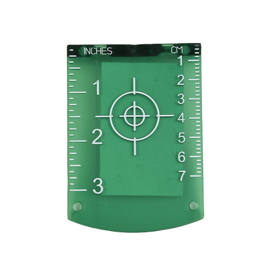 1 X Plastic Lase Target Card Plate Magnetic Base Construction Tools Peaceful Pleasures Health and Wellness Green