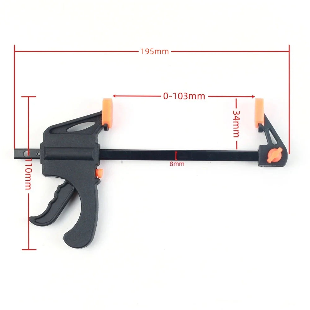 SLADE 4-Inch Mini F Clamp Set – Quick Release Woodworking