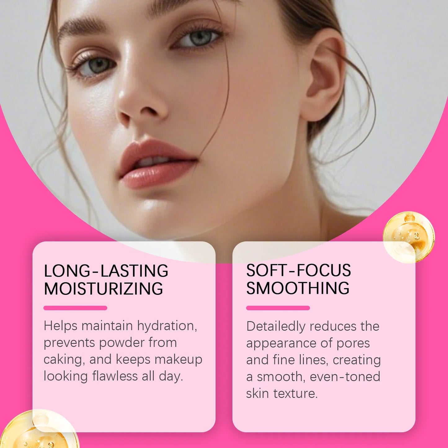 Full Coverage Moisturizing Foundation Cream – Oil Control & Bright