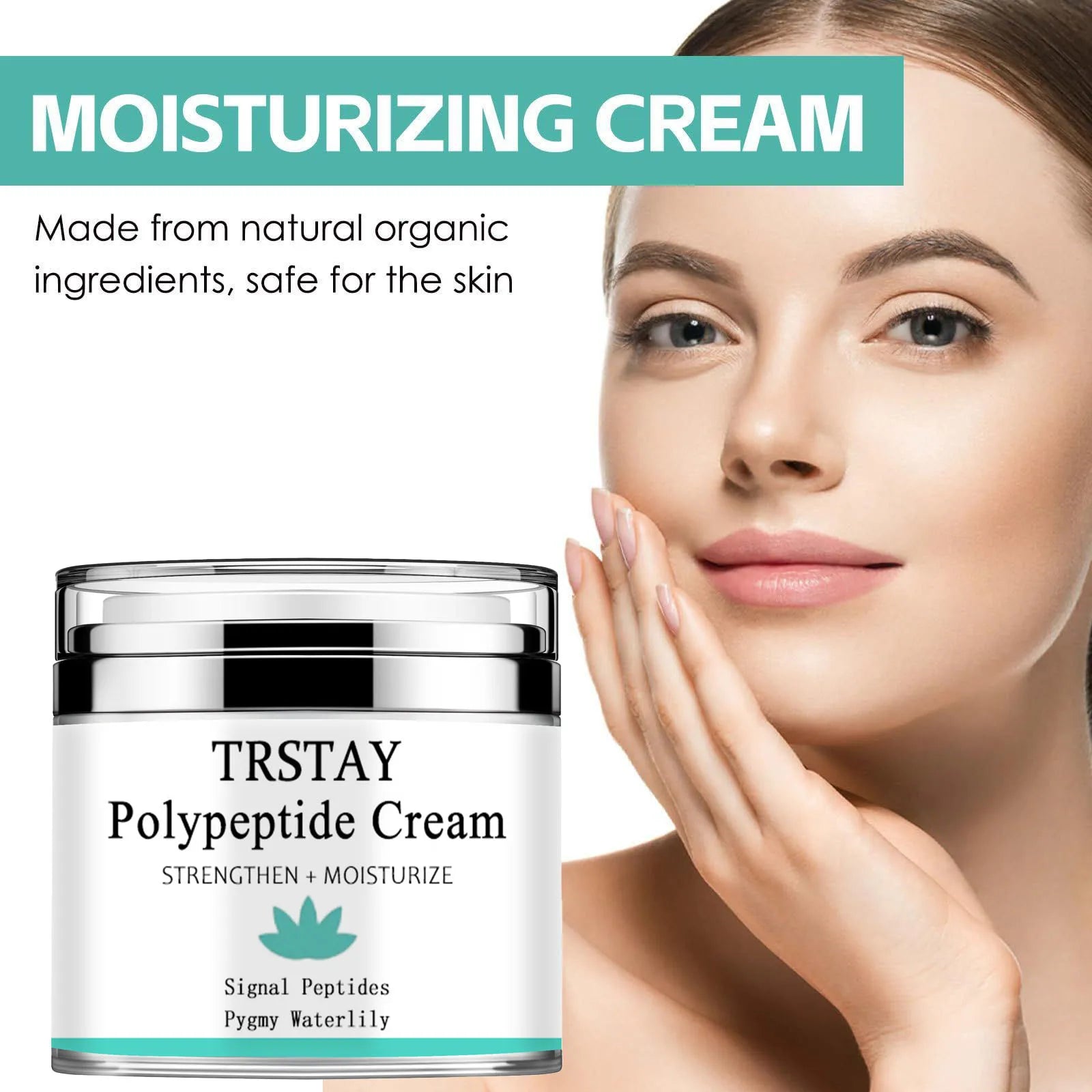 Skin Care Whipped Cream, Polypeptide Cream, Protein Face Moisturizer with Amino Acids Replenishing Moisturizer for Skin Protecti Peaceful Pleasures Health and Wellness