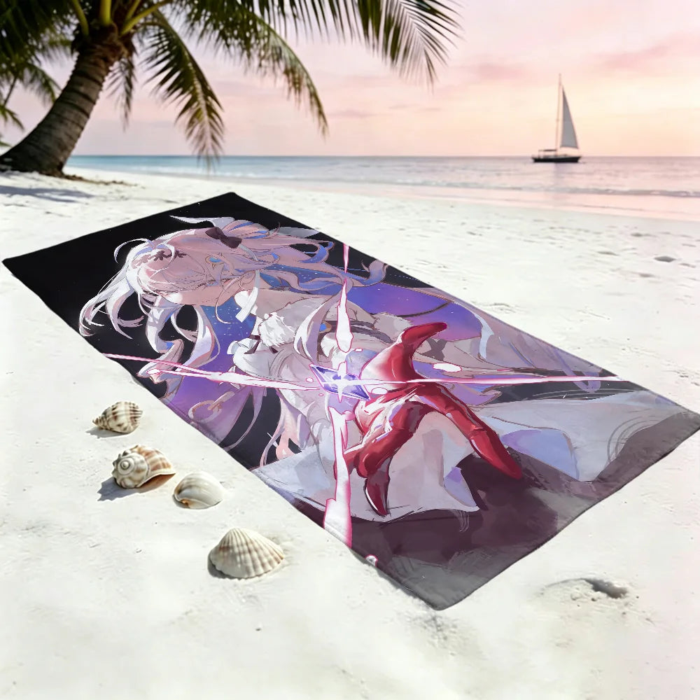 Quick-Dry Beach Towel – Soft & Absorbent | Travel, Gym, Camping Quick-Dry Beach Towel Peaceful Pleasures Health and Wellness