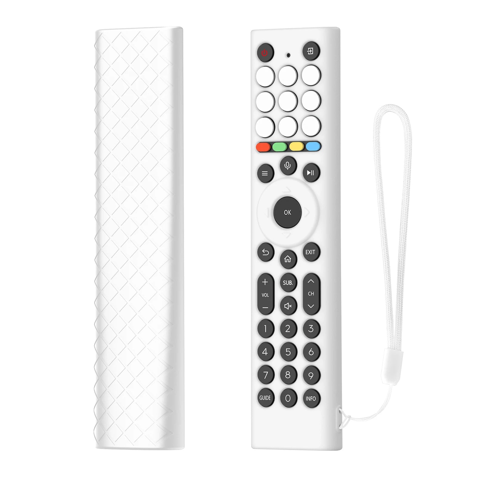 Soft Silicone Case Housing for HISENSE ERF2K38H Remotes NonSlip Texture Shell Protective Covers Peaceful Pleasures Health and Wellness
