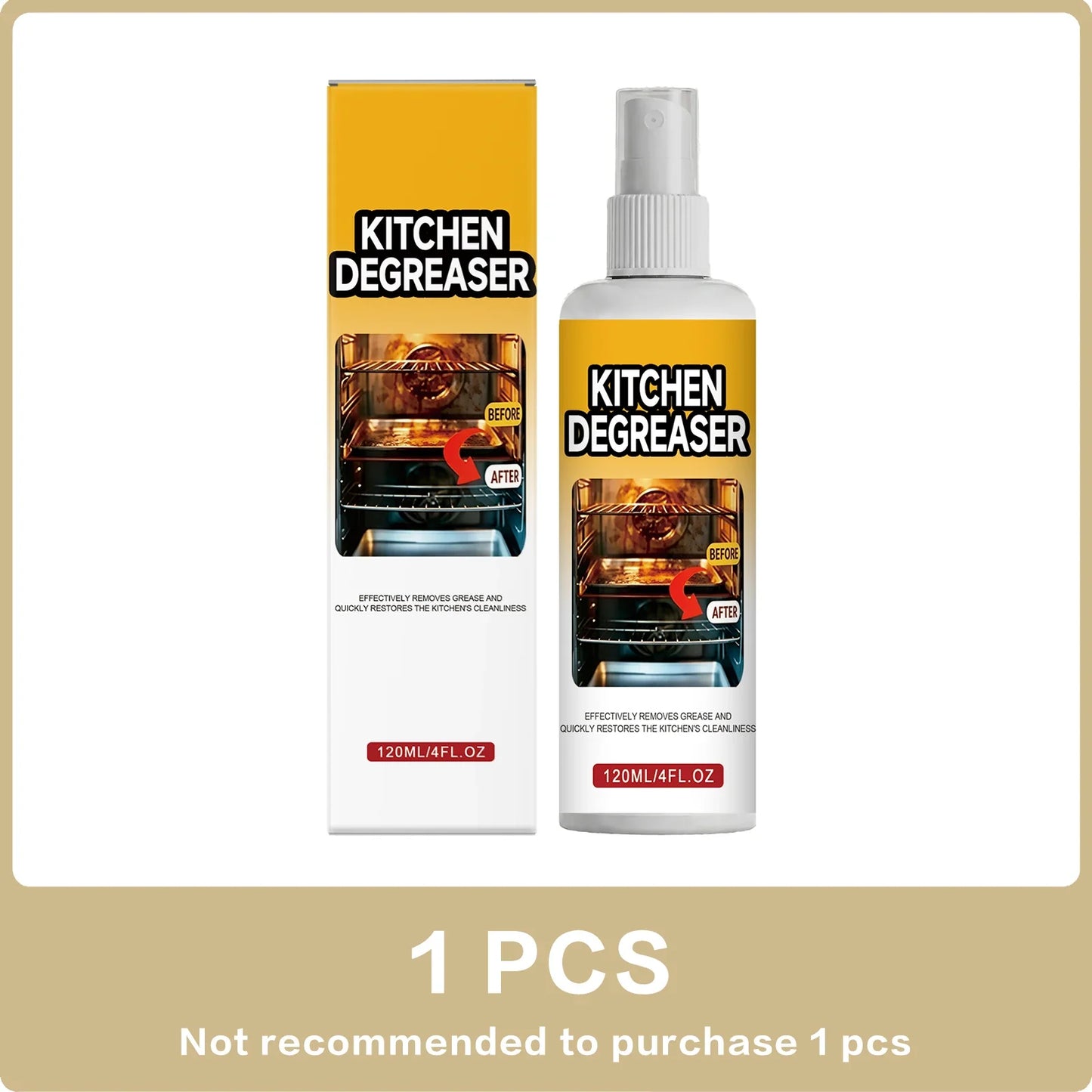 Kitchen Degreaser Spray – Cuts Grease, Oil & Burnt Carbon