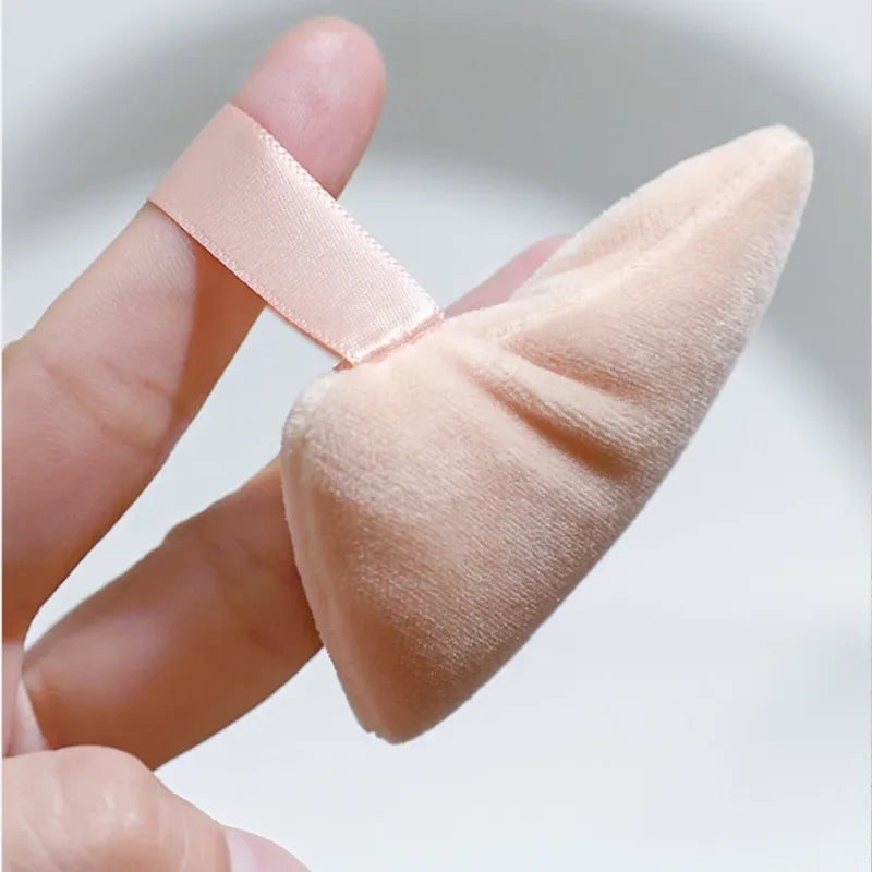 Velvet Triangle Makeup Puff | Soft Sponge Foundation Blender