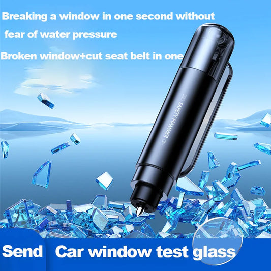 2-in-1 Car Window Breaker & Seatbelt Cutter Emergency Tool Car Emergency Tool Oasis Select