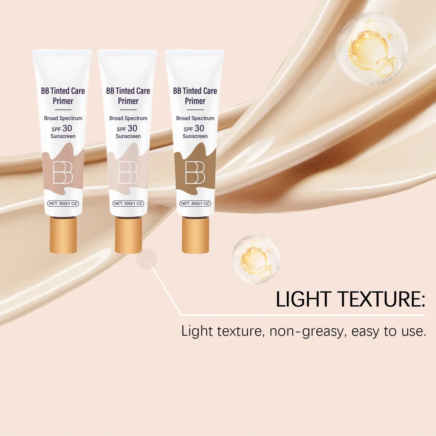 Sunscreen BB Cream – Concealer, Oil Control & Skin Barrier