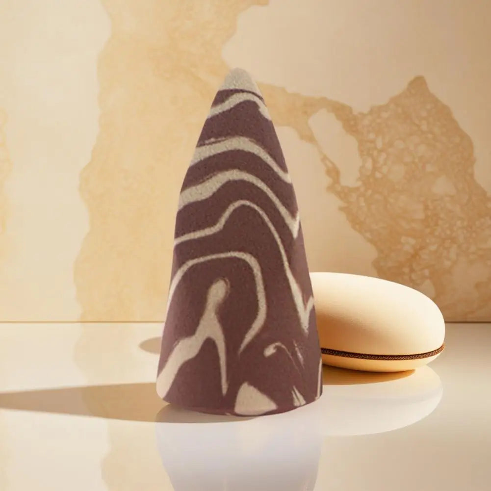 Non-latex Makeup Sponge Multi-shaped Special-shaped Cosmetic Sponge with Conical Cut Oblique Cut Water Drop Makeup Tool Peaceful Pleasures Health and Wellness