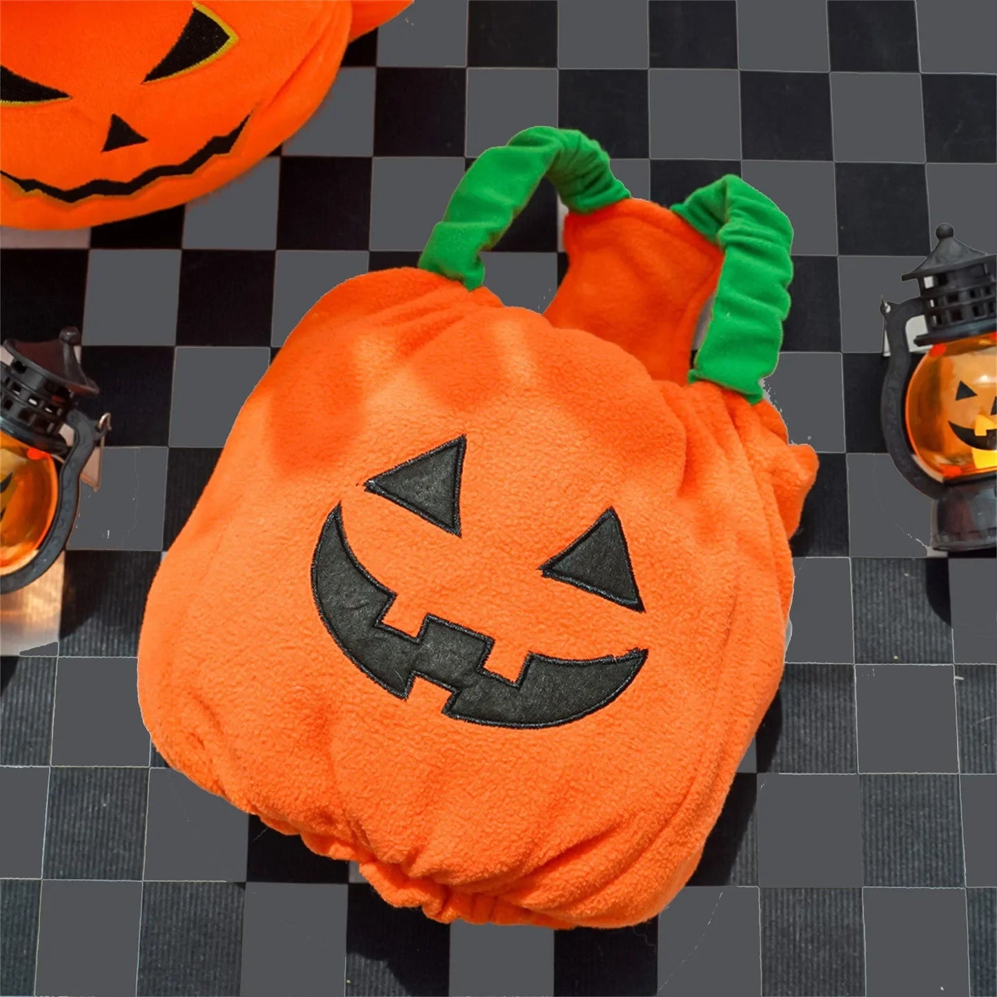 Halloween Pumpkin Costume for Cats & Small Dogs – Funny Pet Outfit