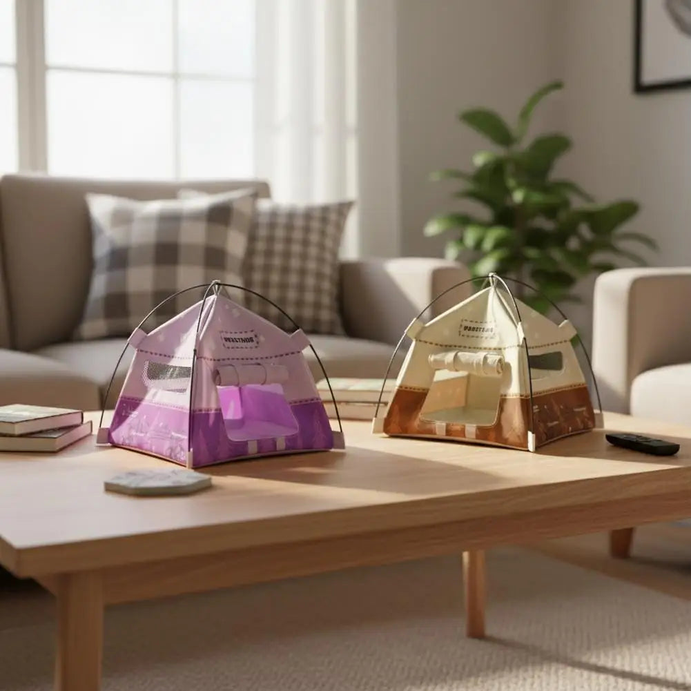 1:12 Miniature Camping Tent Model – Dollhouse & Photo Prop