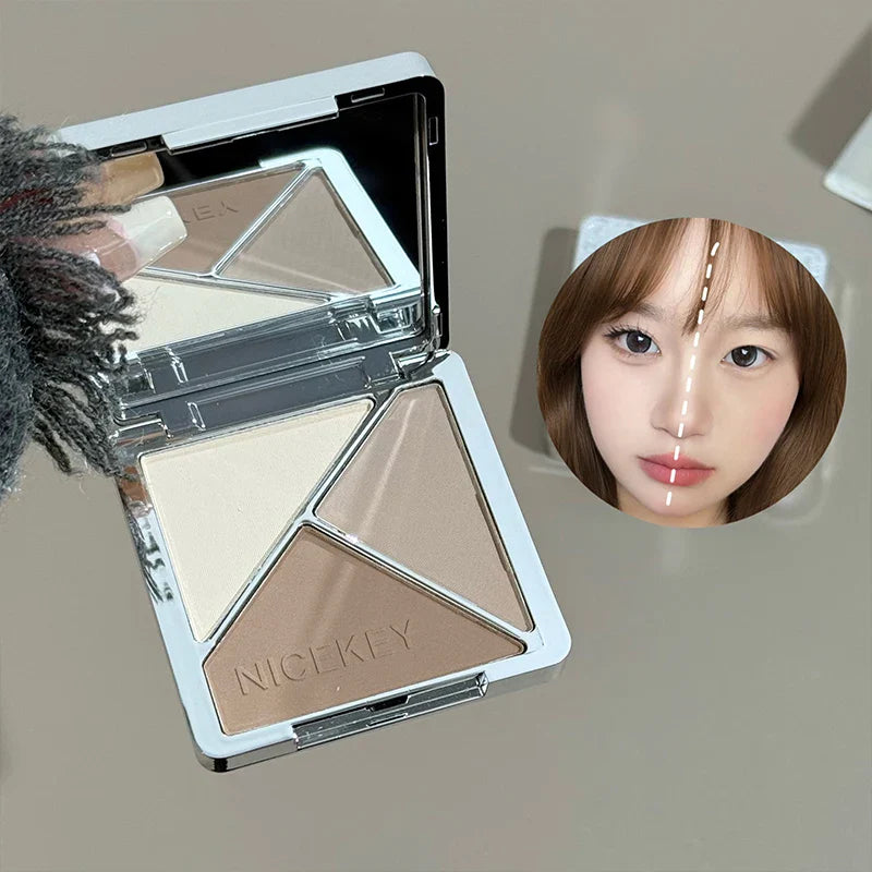 NICEKEY 9-Piece Makeup Set – Eyes, Lips, Blush & Necklace Gift