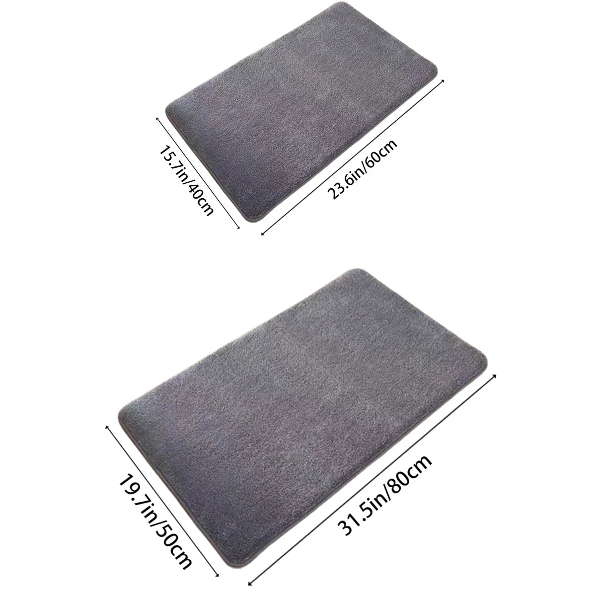 Super absorbent floor mat, super absorbent bath mat, super anti slip coral velvet bathroom floor mat, door mat Peaceful Pleasures Health and Wellness