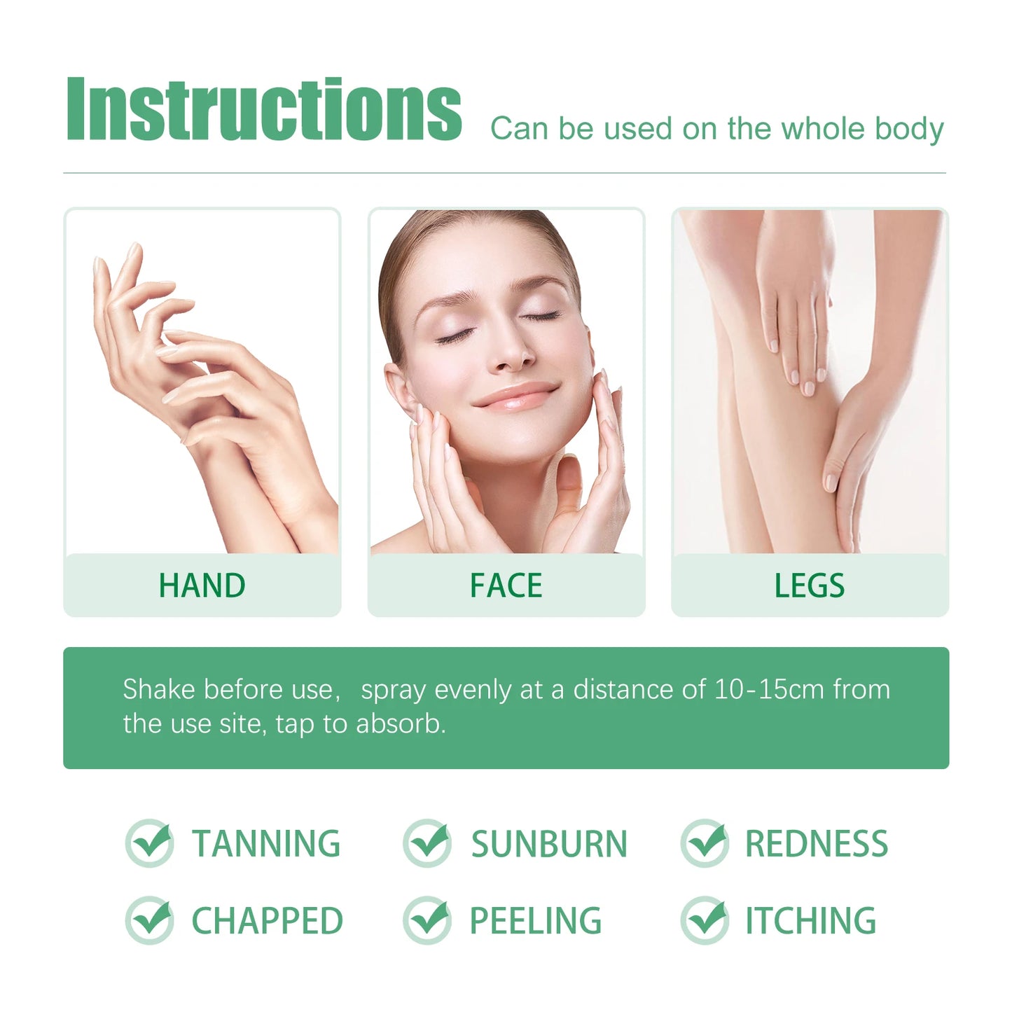 OUHOE Aloe Vera After-Sun Repair Gel – Soothe & Hydrate Skin