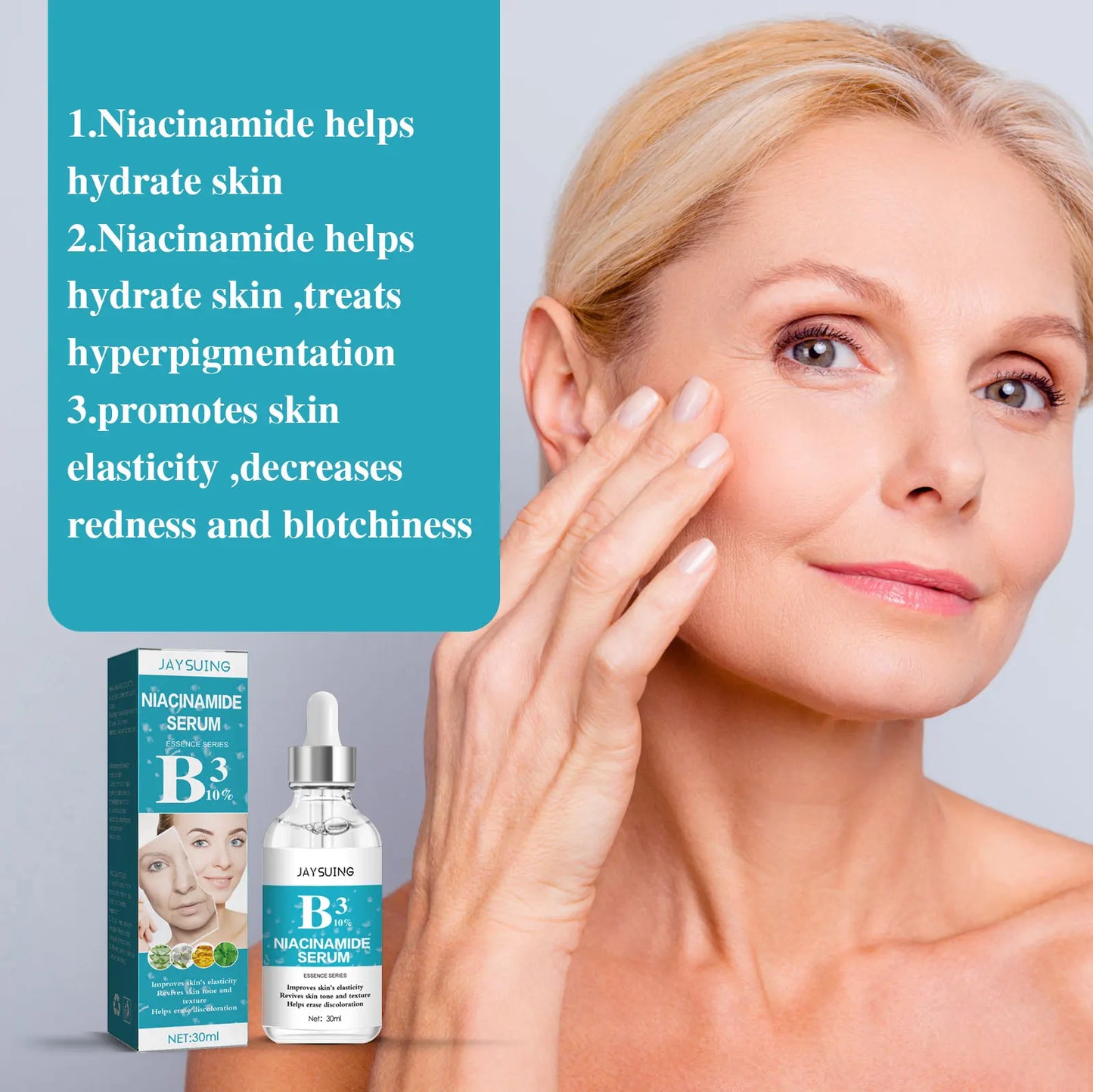 Niacinamide Anti-Wrinkle Face Serum – Firming & Hydrating 30ml