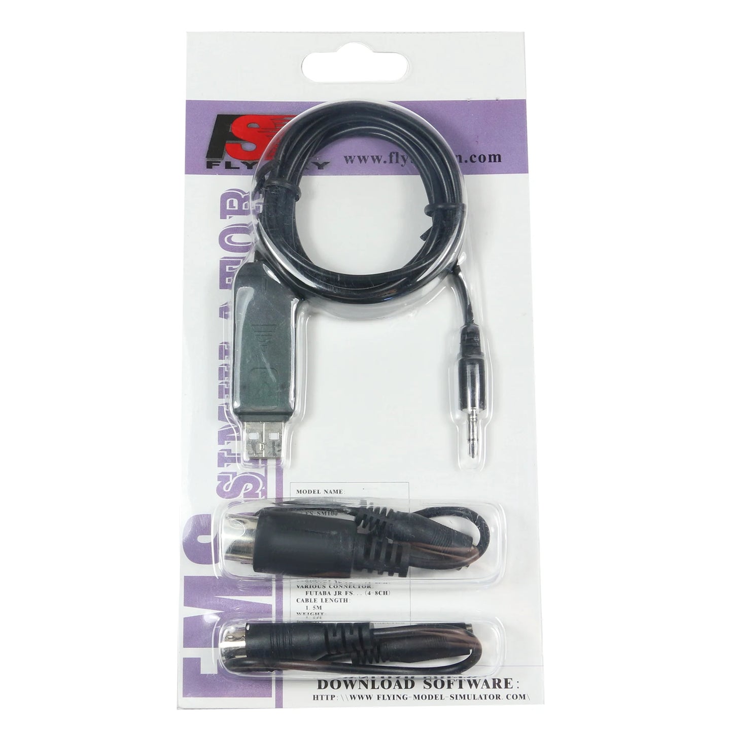 Flysky SM100 USB RC Flight Simulator Cable | FS-i6 FS-T6 FMS