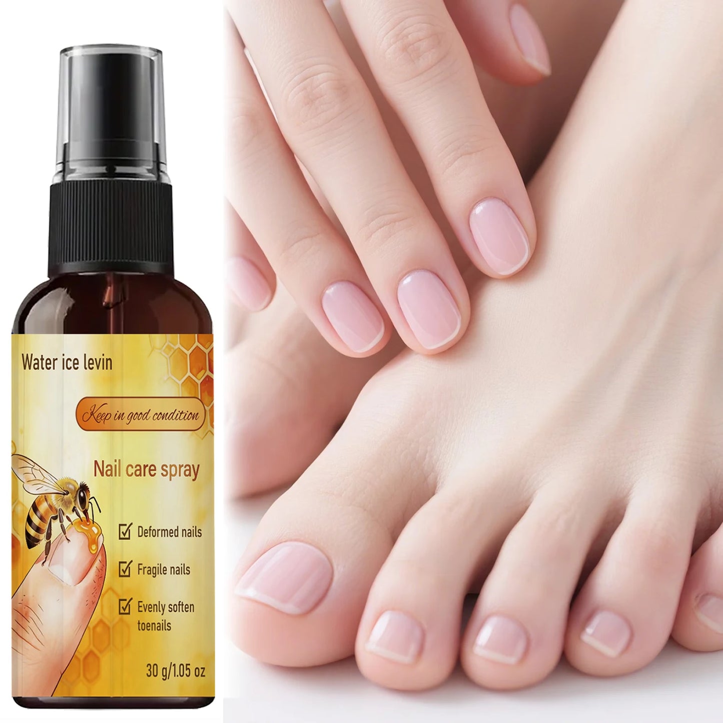 Collagen Nail Care Spray – Moisturizing Nail Strengthener 30g Nail Care Spray Peaceful Pleasures Health and Wellness