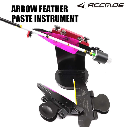Archery Fletching Jig Stick Feather Adjustable Vanes DIY Tool Recurve Peaceful Pleasures Health and Wellness Default Title