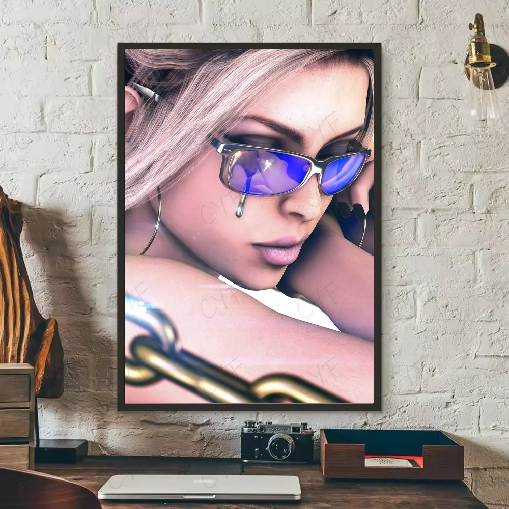 B-Bad G-Gyal HD Waterproof Wall Poster – Modern Home Decor Wall Art Poster Peaceful Pleasures Health and Wellness