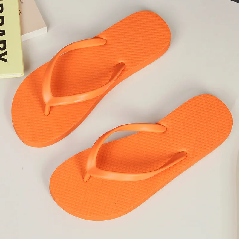 Women's Anti-Slip Beach Flip Flops | Quick-Dry PVC Slides