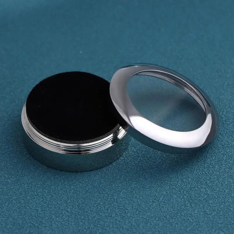Jewelry Stone Display Box For Round Gems Secure Metal Gift Packaging Storage Organizer For Store Show Engagement Peaceful Pleasures Health and Wellness