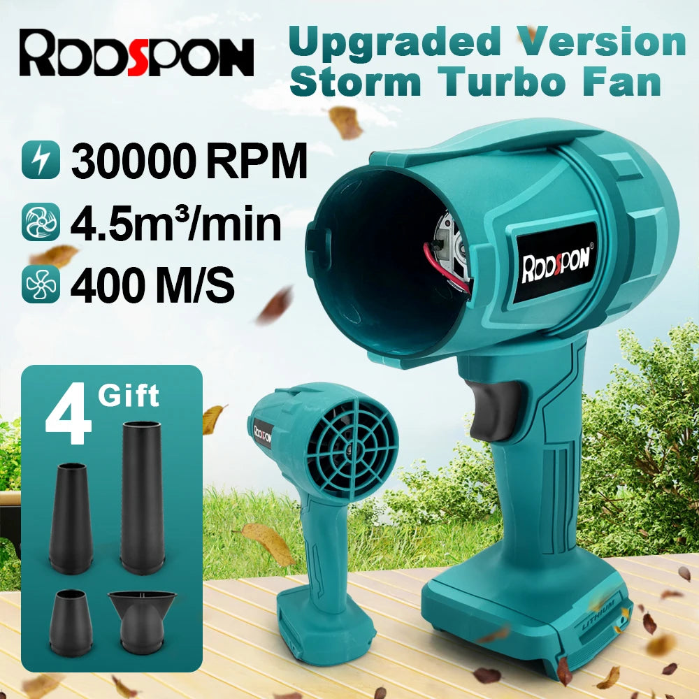 400M/S Violent Fan Air Blower Powerful dust Vacuum Cleaner Fast Charging Strong Wind for Outdoor Camping Garden Yard Leaf Duster Peaceful Pleasures Health and Wellness
