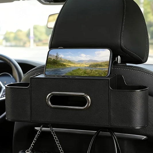 Car Seat Back Organizer | Cup Holders & Tissue Storage Car Seat Organizer Peaceful Pleasures Health and Wellness
