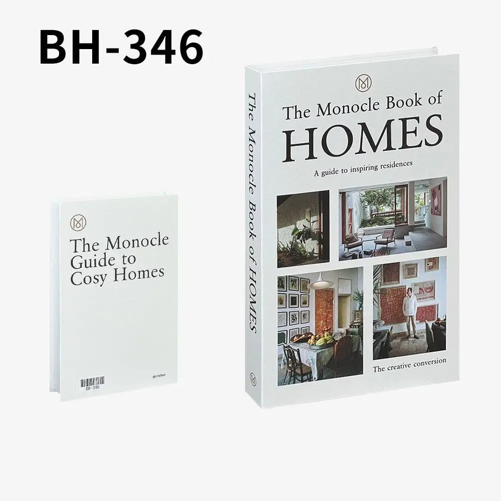Fashion Fake Books Ornament Simple Shooting Props Decorative Imitation Book Coffee Table Decoration Home Decor Peaceful Pleasures Health and Wellness BH-346