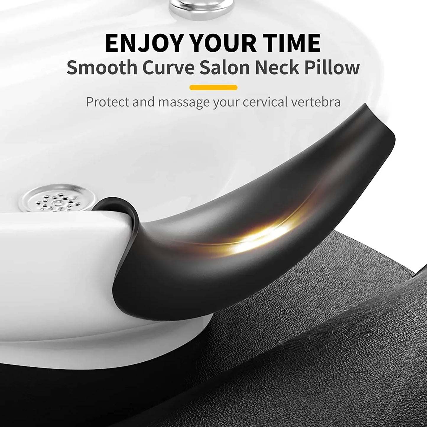 Salon Neck Rest Shampoo Gel Neck Cushion Spa Shampoo Neck Head Rest Cushion Silicone Neck Rest for Sink Hair Washing Hair Tools Peaceful Pleasures Health and Wellness