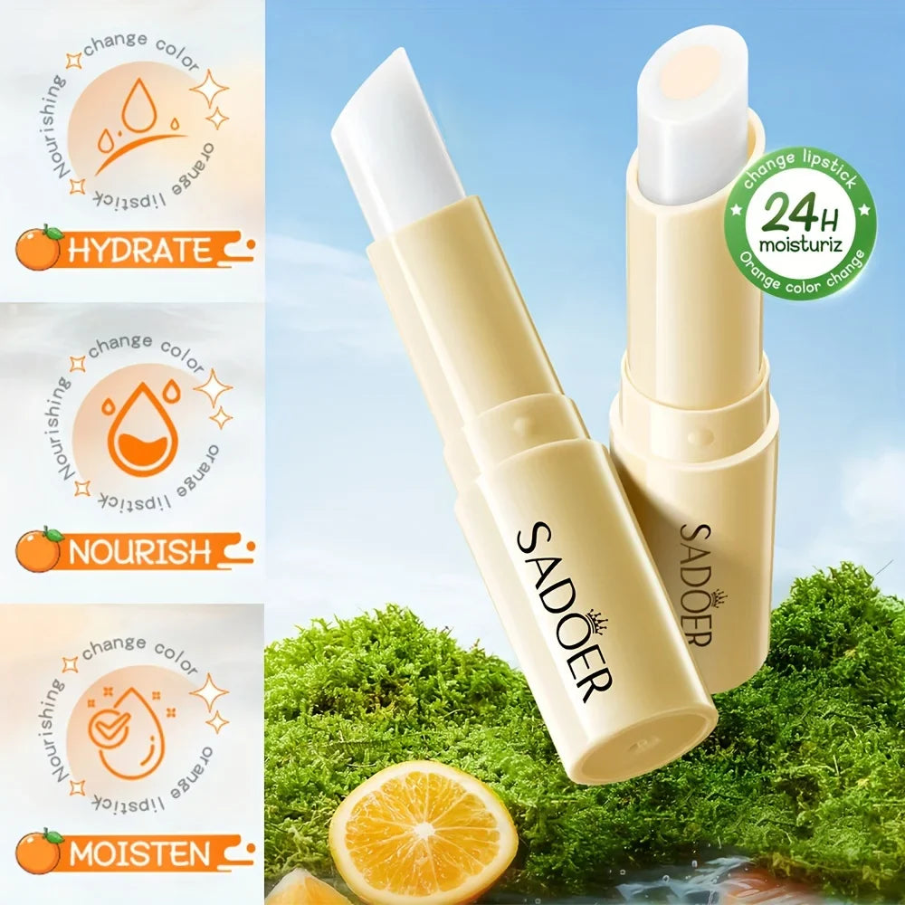 Orange Color-Changing Moisturizing Lip Balm 2.5g