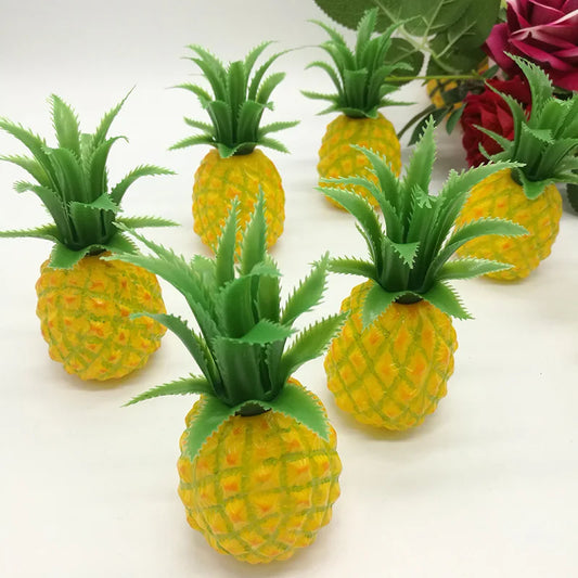 5 5x11CM Artifical Pineapple Fake Ananas Fruit Plastic Photographic Peaceful Pleasures Health and Wellness Default Title