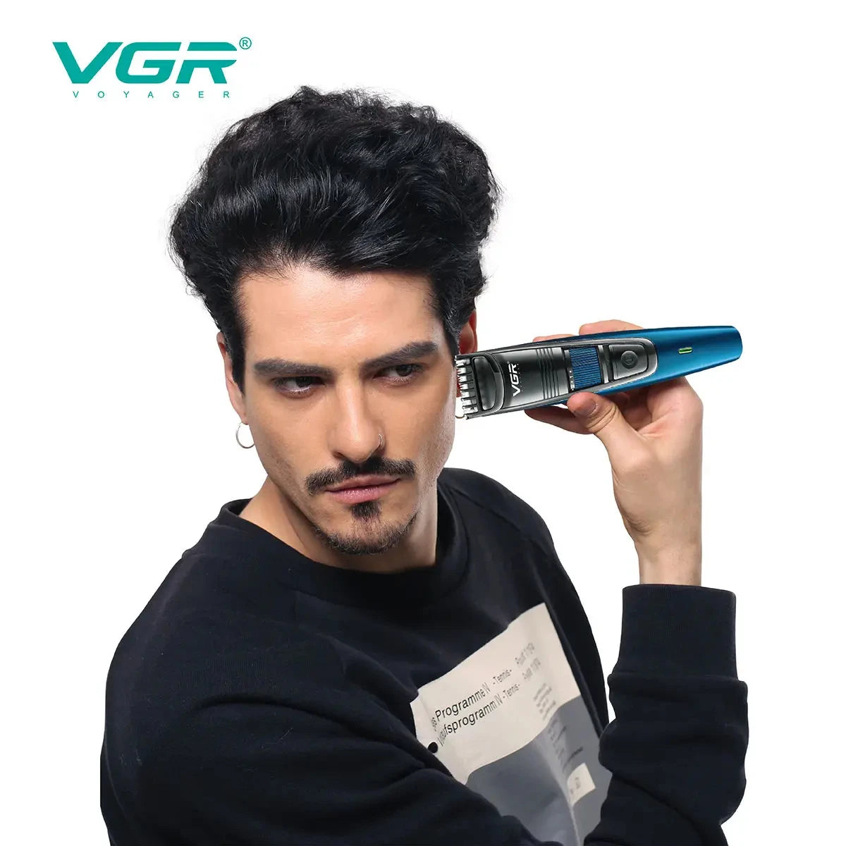 VGR 052 Adjustable Hair Beard Trimmer Professional Hair Clipper Hair Cutting Machine Rechargeable Haircut For Men Peaceful Pleasures Health and Wellness