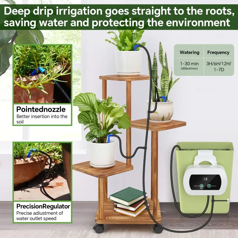 Indoor Automatic Drip Irrigation System – 10 Tips & Timer