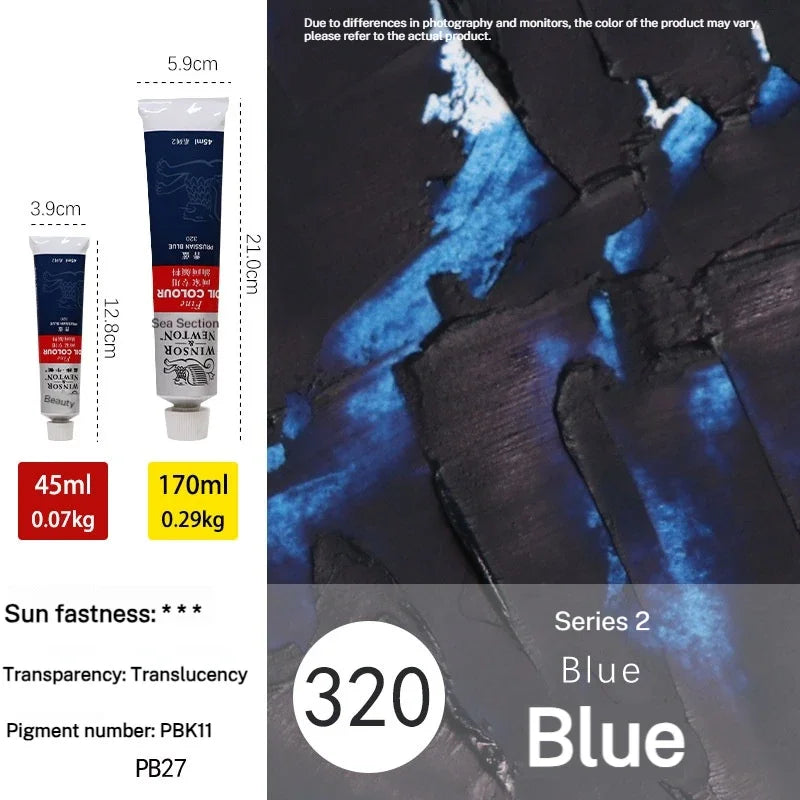 Bview Art Oil Painting Pigment Tube Acrylic Paint Artist Drawing