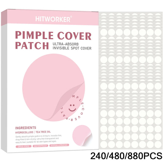 Hydrocolloid Acne Patches Alcohol-Free Pimple Cover Dots Hydrocolloid Acne Patches Peaceful Pleasures Health and Wellness