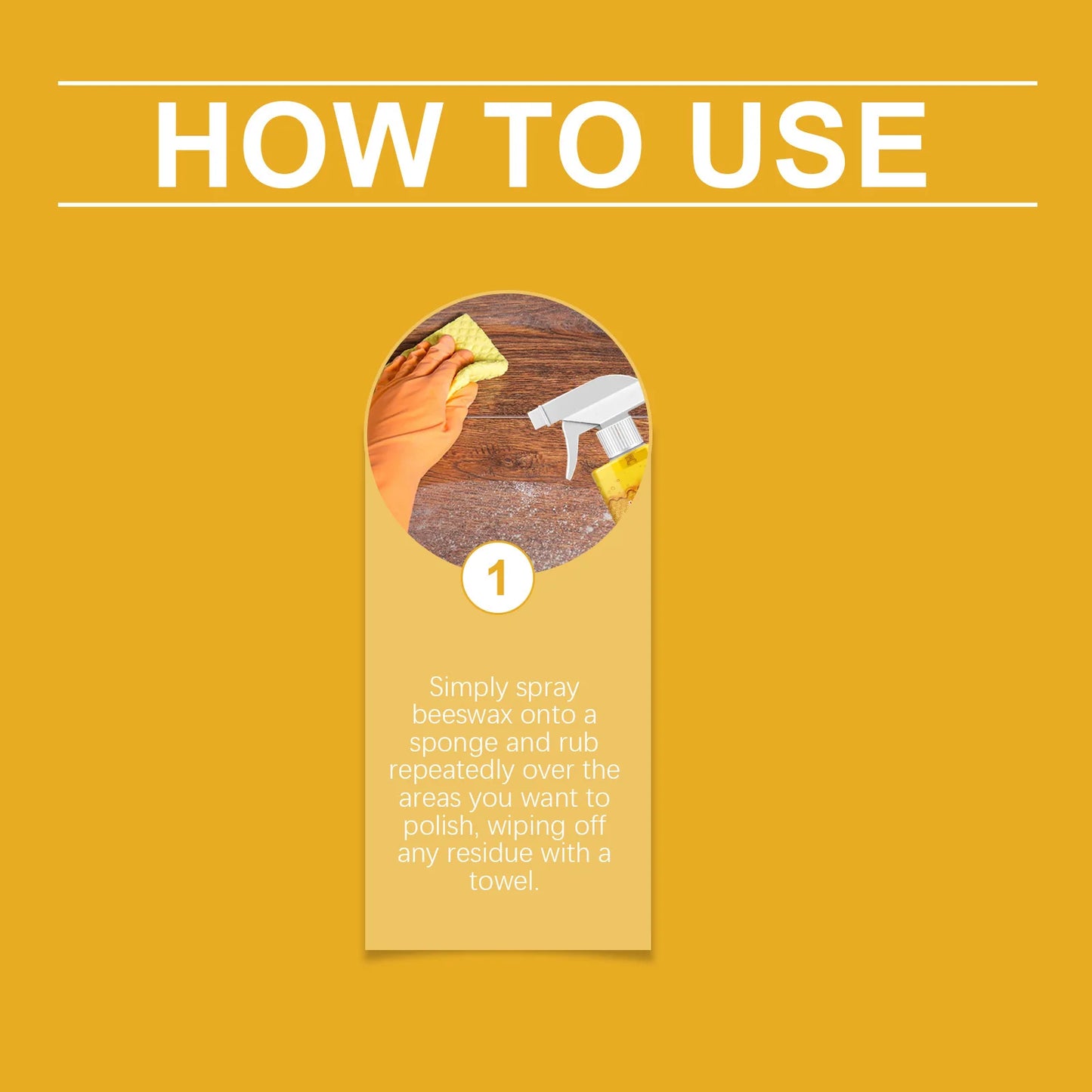 Beeswax Furniture Polish Spray | Wood Care, Waterproof & Shine