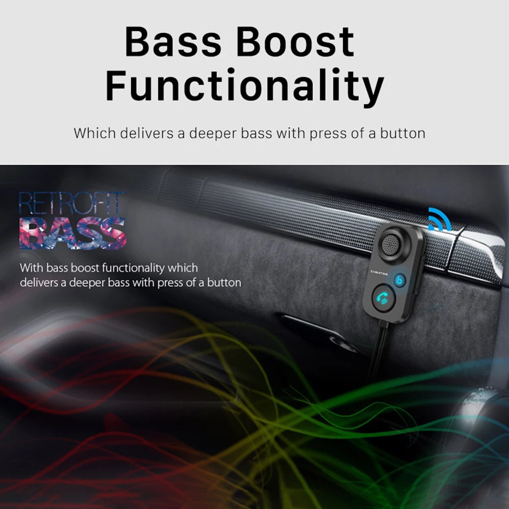 Bluetooth 5.0 FM Transmitter & Car Wireless Receiver – AUX, Hands-Free, USB Car Electronics Peaceful Pleasures Health and Wellness