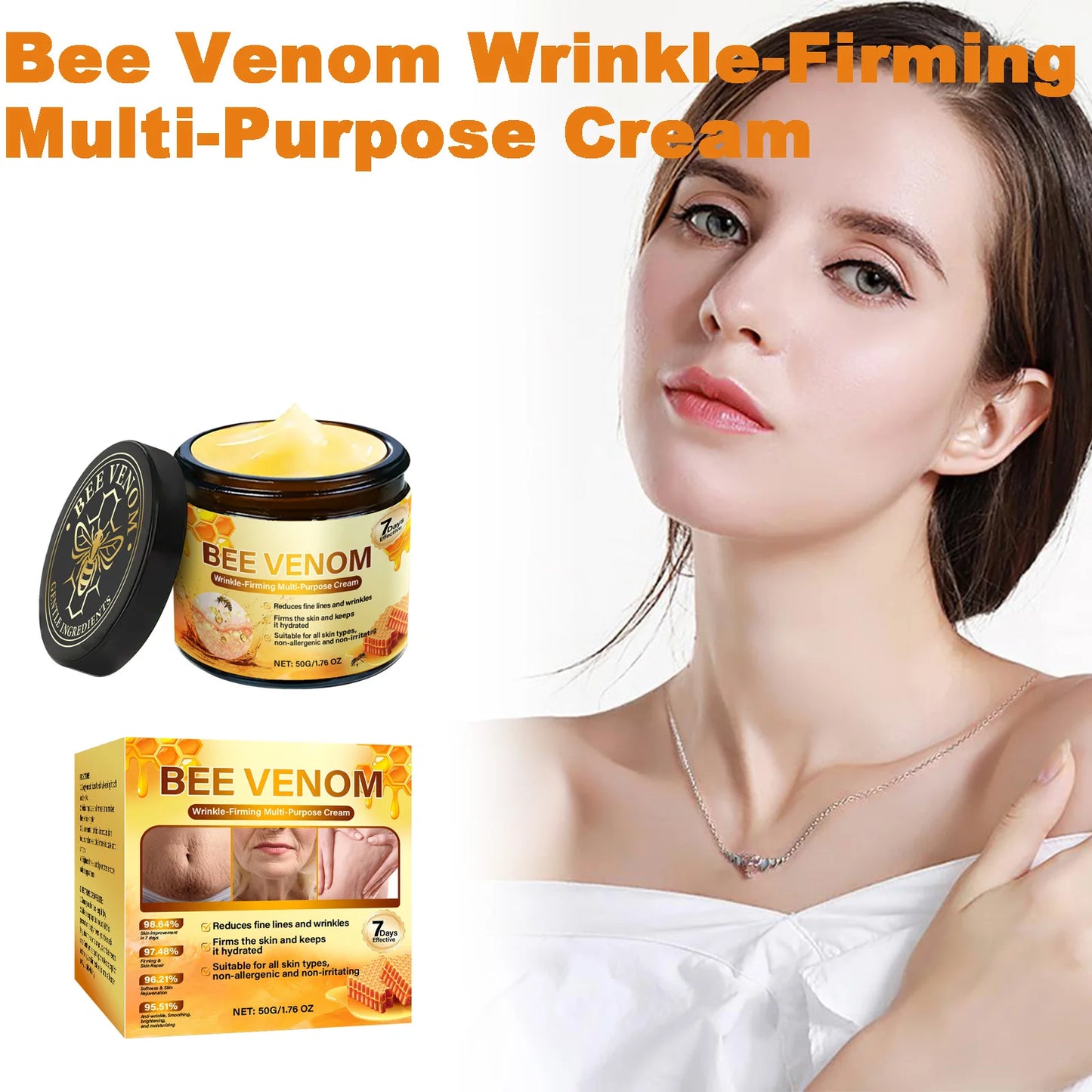 Bee Venom Firming Cream – Anti-Wrinkle Lifting Moisturizer
