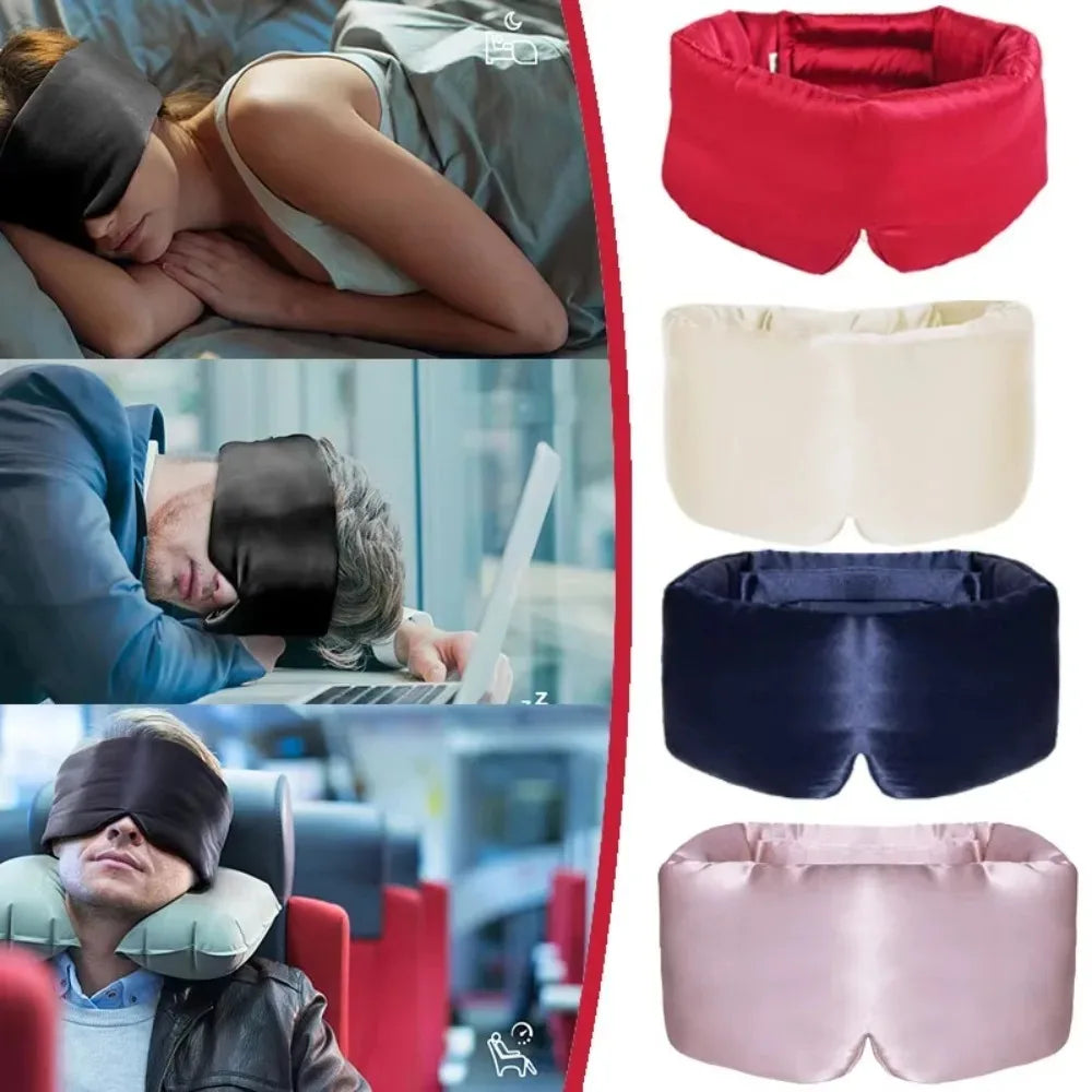 Soft Padded Sleep Eye Mask – Light Blocking Travel Aid