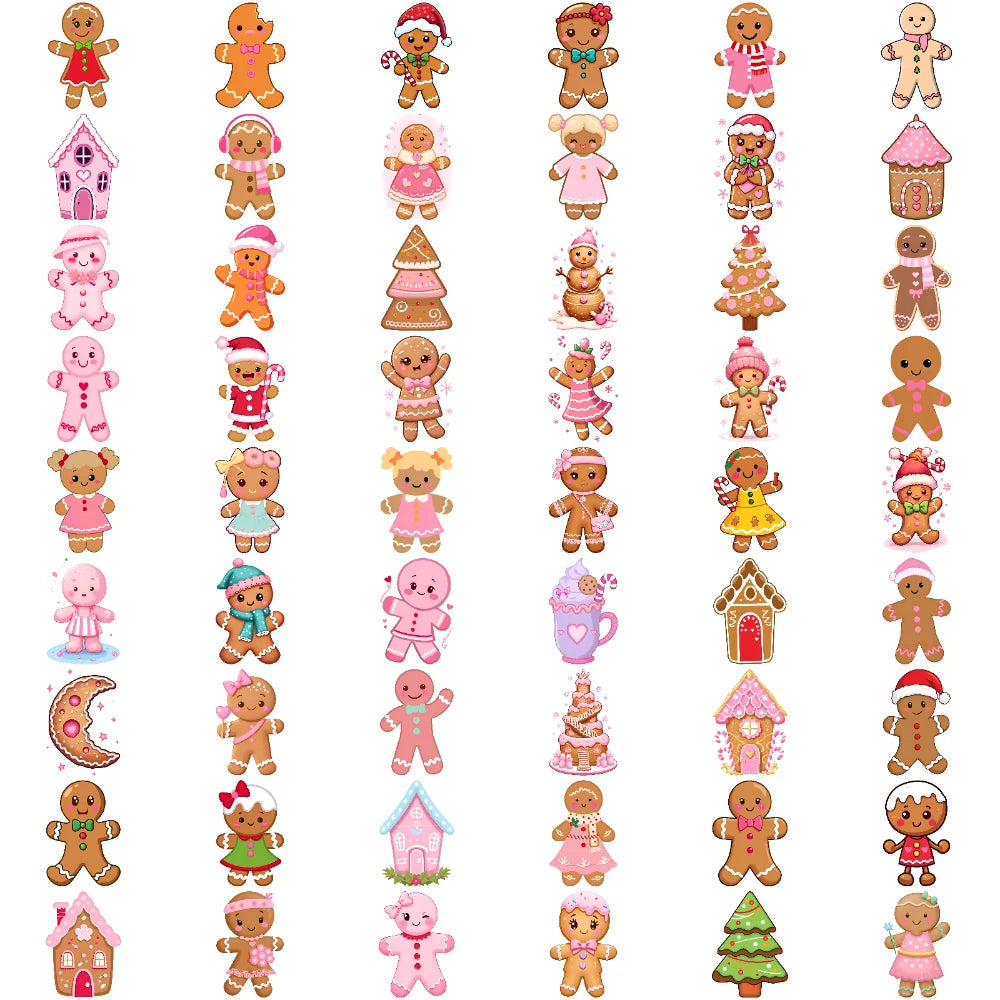 54pcs Christmas Temporary Tattoos – Waterproof Festive Stickers