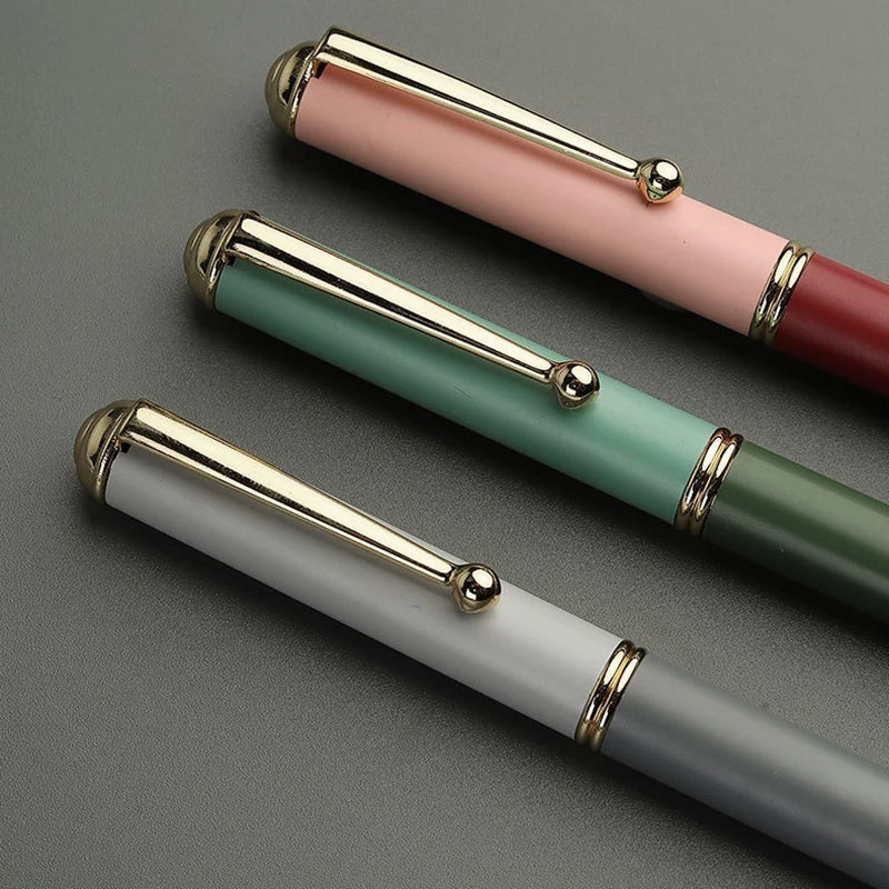 Morandi Fountain Pen Calligraphy Brush Metal Soft Bristle Small