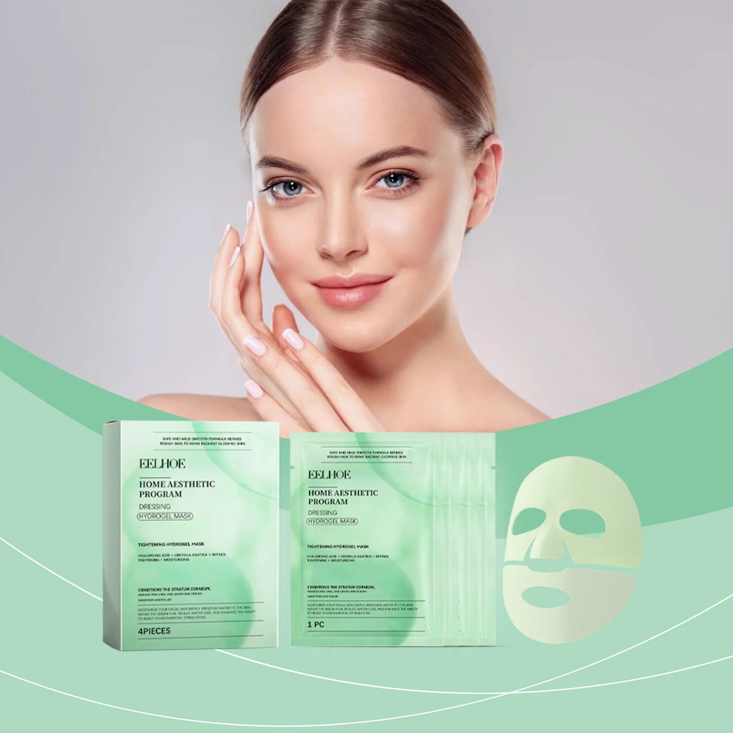 Tightening Hydrogel Mask Effectively Nourishing Enhancing Skin Elasticity Brightening Dull Skin Retinol Moisturizing Facial Mask Peaceful Pleasures Health and Wellness