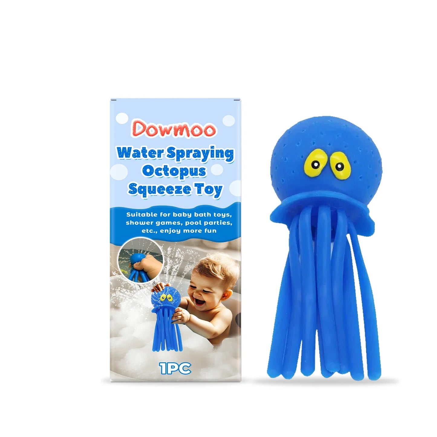 Squirt Octopus Squeeze Toy – Pool, Bath & Water Party Fun