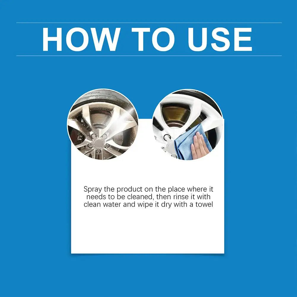 Car Deep Cleaning Supplies Remove Rust Spots Dirt Spray Tools Car Metal Surface Iron Powder Rust Removal Spray Decontamination Peaceful Pleasures Health and Wellness