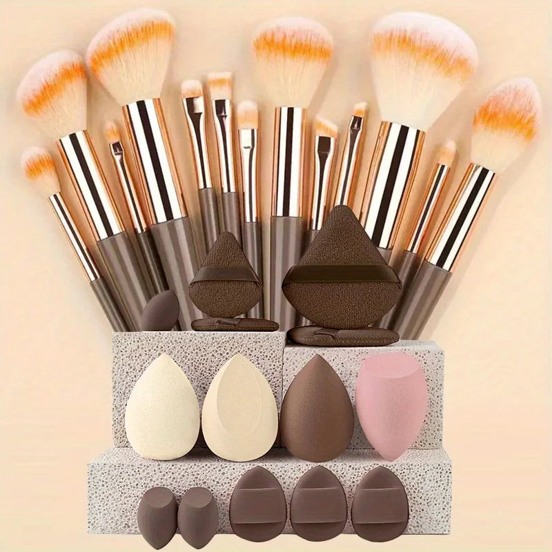 VANDER LIFE 8–29Pcs Professional Makeup Brush Set | Travel Kit