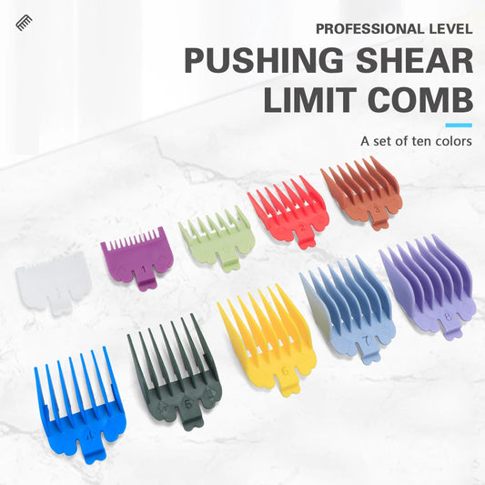 10Pcs/Set Universal Hair Clipper Limit Comb Salon Cutting Guide Replacement Set Professional Electric Hair Trimmer Accessories Peaceful Pleasures Health and Wellness